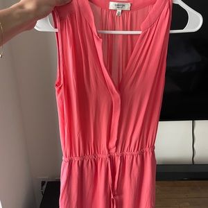 Babaton silk pink dress